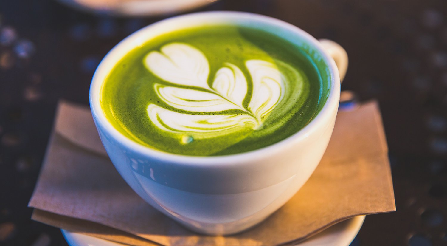 Keep teeth bright with matcha and good care